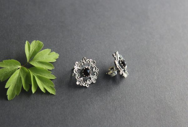 Dirndlschmuck Ohrstecker in Silber