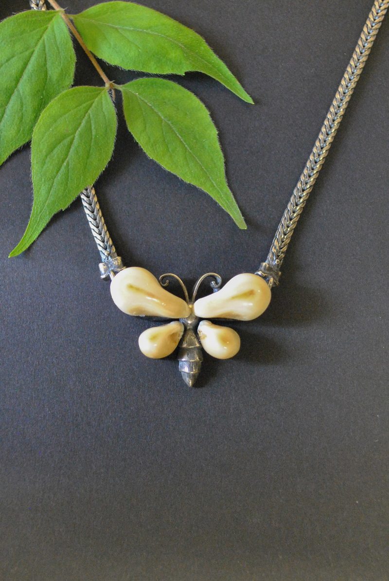 Grandelschmuck Kette mit Schmetterling