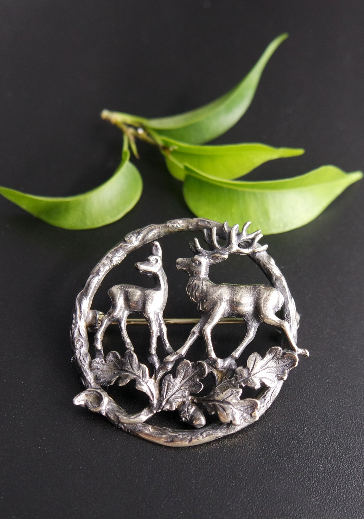 BESPORTBLE Vintage Hirsch Brosche - Tierbrosche Aus Legierung Für Damenkleidung