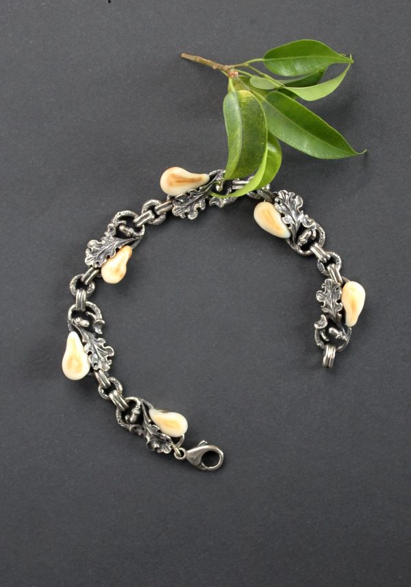 Klassisches Jagdschmuck Armband in Silber für Damen